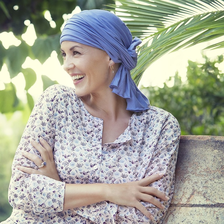 Turban Christine Headwear Tula, vzor Light Lilac