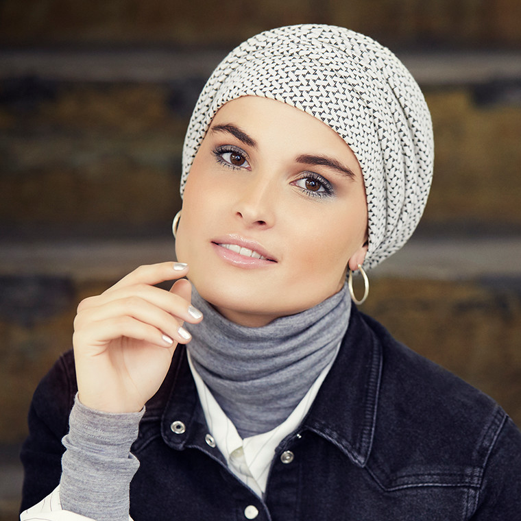 Turban Viva Headwear Zoya vzor Winter Birch