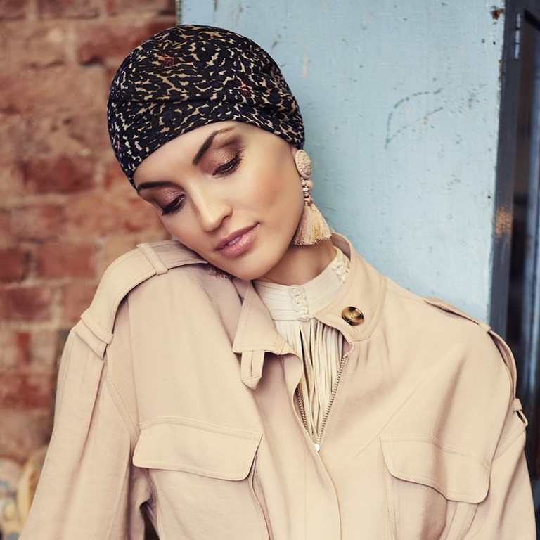 Turban Boho Spirit Ruby Skye, vzor Wild Passion