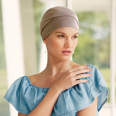 Turban Viva Headwear ZOYA vzor Vintage Khaki 