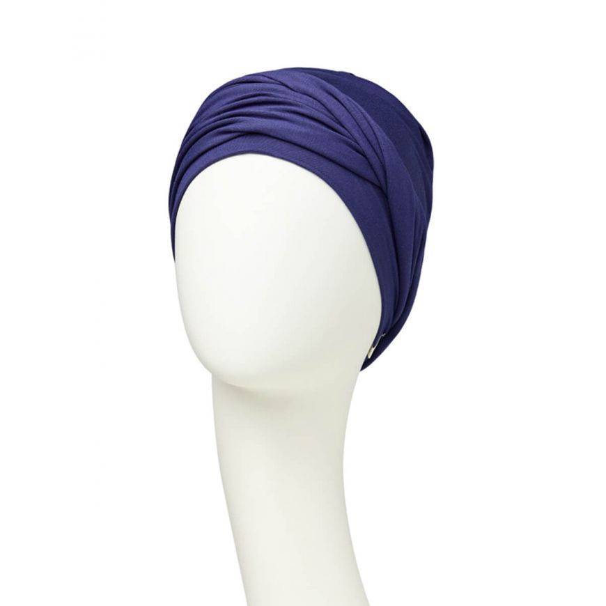 Turban Christine Headwear Shakti, vzor Dark Blue